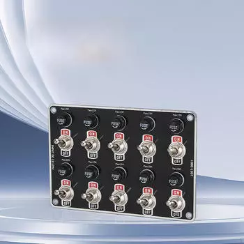 10-клавишный тумблерный переключатель, панель управления, яхты, грузовики, автофургоны, автодома, профессиональные автомобили, морские суда, вкл./выкл.