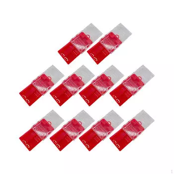 10 клеток для пчелиных маток для разведения пчел, простые в обращении принадлежности для пчеловодства красный