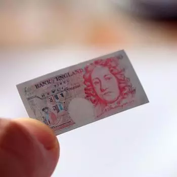 10 комплектов 1:12 кукольных миниатюрных игровых денег, декор банкнот для аксессуаров B