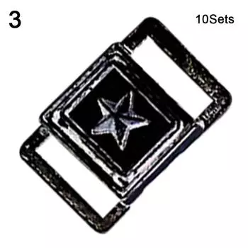 10 комплектов 7 мм металлическая пряжка для ремня ультра-маленькие ретро-пуговицы своими руками аксессуары для кукольной одежды 3