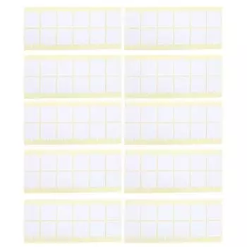 10 комплектов акустической звукоизоляционной монтажной пены с двухсторонним клеем, квадраты 40x40x1 мм