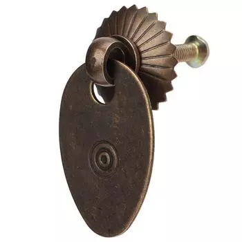 10 комплектов антикварных ручек для ящиков с элементами ретро в форме дынного семечка, нержавеющая латунная антикварная ручка с