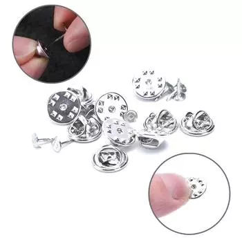 10 комплектов, держатель для лацканов, пряжка, клатч, ювелирные изделия, значок в виде бабочки, брошь, застежка белый