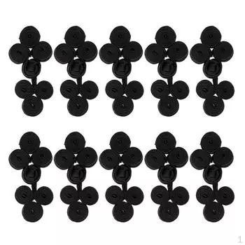 10 комплектов китайских пуговиц, застежек для колес, швейных свадебных декораций