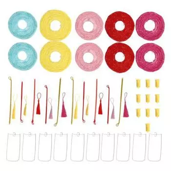 10 комплектов круглых бумажных фонариков диаметром 5,9 дюйма, разные цвета, водонепроницаемые подвесные бумажные фонарики с подсветкой для украшения