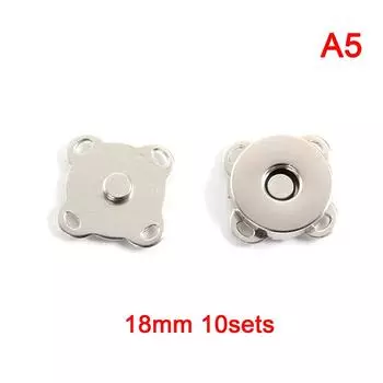 10 комплектов магнитных кнопок сумки магнит автоматическая адсорбционная пряжка металлические кнопки 18mm бронзовый