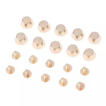 10 комплектов, металлические нижние заклепки для ножек сумки, кожаные заклепки для сумки «сделай сам», защитные заклепки для защиты от износа, аксессуары для ремней сумки золотой