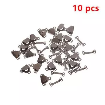 10 комплектов металлических брюк, костюм, брюки, юбка, застежка на крючок, невидимые крючки и застежка-пряжка, пряжка для брюк своими руками, регулировка пряжек B чёрный