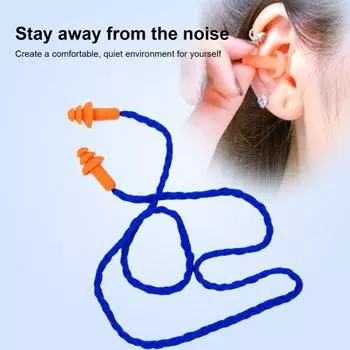 10 комплектов надежных беруш, моющихся, с шумоподавлением, многоразовых, удобных, мягких, работающих беруш 10pcs чёрный