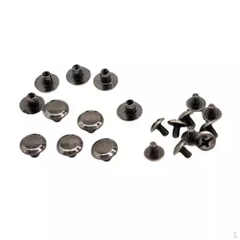 10 комплектов переплетных стоек, заклепок, переплетного дела