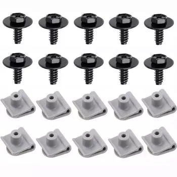 10 комплектов подкрылок, накладка на бампер, брызговик, винт и U-гайка B45556135 для Mazda CX-3 Protege