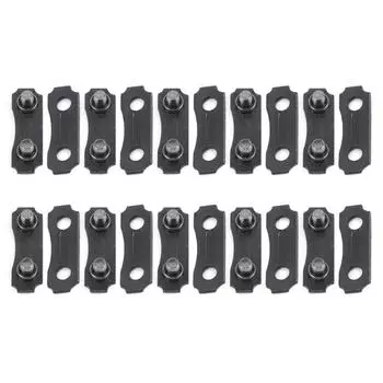 10 комплектов ремней для ремонта звеньев цепи 3/8 дюйма, 10 ремонтных комплектов, пильная цепь 3/8 LP