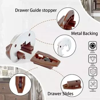 10 комплектов ремонтных наборов для направляющих ящиков для ремонта/замены направляющих ящиков