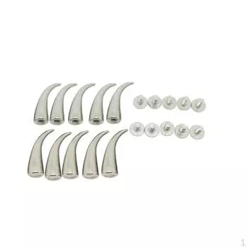 10 комплектов заклепок с шипами, металлических заклепок, панк, пояс «сделай сам», карман для ремня, кожаная одежда, шляпы, обувь