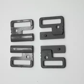 10 комплектов зажимов для бюстгальтеров, купальников, кликеров, бикини, застежка спереди, зажимы с пряжкой 31 x 26mm чёрный