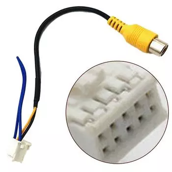 10-контактный адаптер кабеля для камеры заднего вида, разъем для подключения, адаптер видеовхода CHINA
