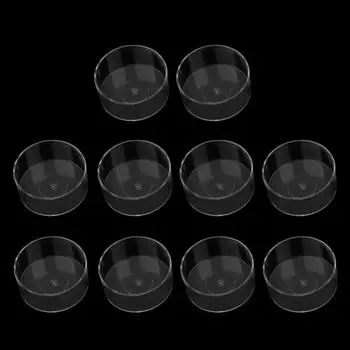 10 контейнеров для воска, пластиковые чашки для свечей и свечей