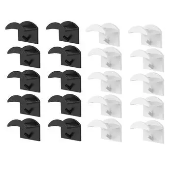 10 крючков для шляп, самоклеящаяся вешалка для шляп, прочный держатель для шляп, вешалки для шляп, минималистичный стенд для бейсболок на стену белый