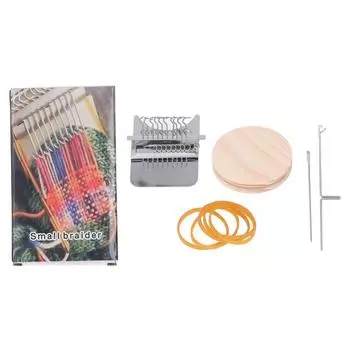 10 крючков мини-ткацкий станок бытовой небольшой ткацкий станок с 6,5 см деревянной доской для руки