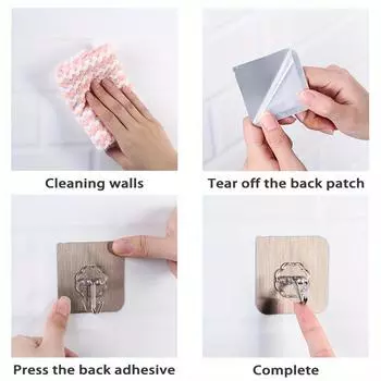 10 кухонных полотенец из стальной проволоки и 10 коралловых бархатных мочалок для мытья посуды, а также 10 не оставляющих следов наборов крючков, 30 предметов из металлической проволоки и мочалок для мытья посуды 30pcs розовый