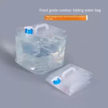 10 л, 20 л складной мешок для воды с крышкой кран для походов на открытом воздухе бассейн ступенька мешок с песком многоразовый портативный складной контейнер