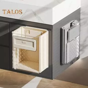 10 л большой емкости подвесной кухонный мусорный бак мусорное ведро простая установка подвесной маленький пластиковый мусорный бак