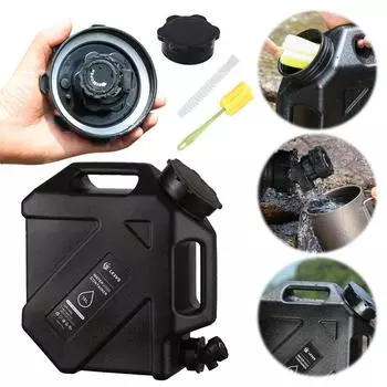 10 л контейнер для хранения воды герметичный портативный резервуар для воды большой емкости диспенсер для воды для автомобиля кемпинга