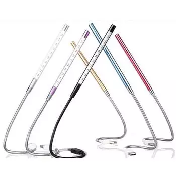 10 светодиодов компьютерный настольный светильник светодиодная лампа для ноутбука учебная лампа для ноутбука гибкая металлическая мини USB USB лампа супер яркая светодиодная настольная лампа аксессуары фиолетовый