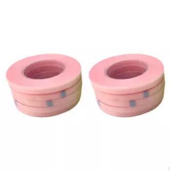 10 лент для наращивания ресниц для бьюти-мероприятий и коррекции бровей розовый