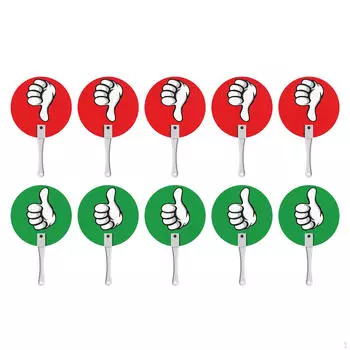 10 лепестков «Большой палец вверх вниз» Да Нет Ответ Доска Классное голосование за игру