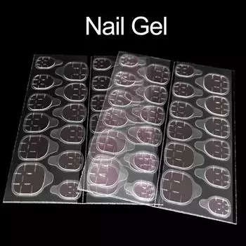 10 листов отличной водонепроницаемой легкой липкой ленты для ногтей съемные двухсторонние наклейки для салона чистый