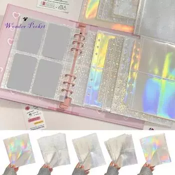 10 листов вкладыша A5, прозрачные водонепроницаемые рукава для переплета фотокарточек, держатель для фотокарточек с изображением идола, сумка для хранения фотокарточек, альбом для взрослых, сексуальная одежда для взрослых A