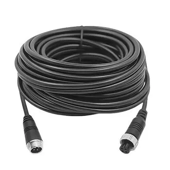 10 м/12 м/15 м/20 м кабель для резервной камеры водонепроницаемый 4-контактный удлинительный кабель для авиационного видео для автомобиля система видеонаблюдения заднего вида с монитором заднего вида 10m