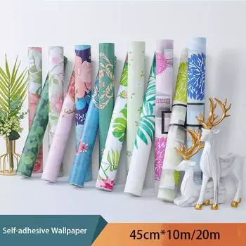 10 м/20 м геометрические ретро водонепроницаемые утолщенные самоклеящиеся обои спальня декор для гостиной DIY декоративная пленка наклейка для ремонта 10M