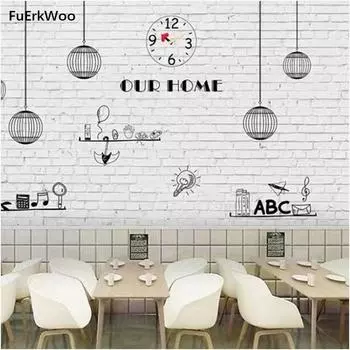 10 м/5 м обои и обои под кирпич, ПВХ, винил, водонепроницаемые 3D самоклеящиеся обои для стен, спальни, гостиной, домашнего декора S