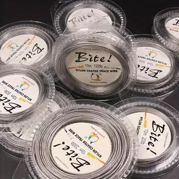 10 м 7 нитей с покрытием, плетеная нержавеющая проволока, материал для рыболовной оснастки, покрытие, покрытие для лидера проволоки, проволока для отсадки, свинцовая леска