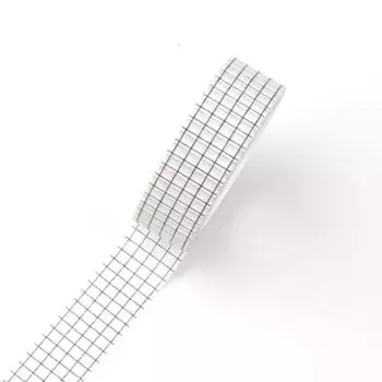 10 м Черная и белая сетка Васи-лента Японская бумага Сделай сам Планер Маскировочная лента Клейкие ленты Наклейки Декоративные канцелярские товары