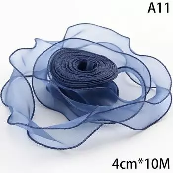 10 м лента из пряжи «рыбий хвост» для украшения волос бантом своими руками, подарочный упаковочный материал, волнистые шелковые ленты, украшение