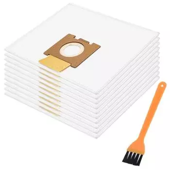 10 мешков для пылесоса Hoover H81/H81 Pure Epa/Telios Extra, нетканые мешки для сбора пыли большой емкости CHINA