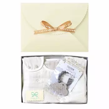 10 месяцев детский подарочный набор пушистый марлевый детский спальный комбинезон хлопок белый длина 58 см новорожденный 3 года грызунок серый (6-слойная марля) 100% ~ +