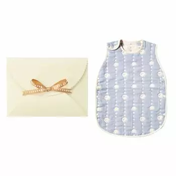 10 месяцев Hoppetta Baby Gift в подарочной упаковке пушистый марлевый спальный комбинезон для малышей из хлопка от 2 до 7 лет синий длина 64 см 18111042 (Димой) - (6-слойная марля) 100%