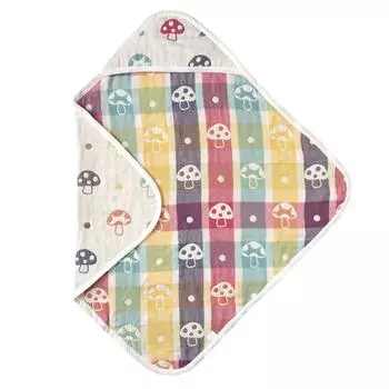 10 месяцев Hoppetta Champignon Пушистая афганская марля 85x85 см 7243 (Димой) (Шестислойная марля)