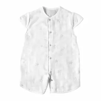 10 месяцев пушистая марлевая 6-слойная марлевая двухсторонняя пеленка для младенцев с рукавами, 100% хлопок, белая, длина 58 см, для новорожденных и детей до 3 лет