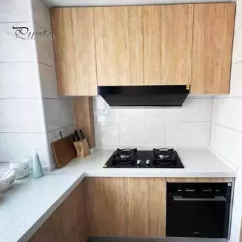 10 метров наклейки на стену с рисунком под дерево, деревенские винтажные, легко отклеивающиеся и наклеивающиеся обои, самоклеящиеся водонепроницаемые наклейки для украшения стен мебели M