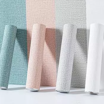 10 метров/рулон 3D самоклеящиеся утолщенные водостойкие обои льняные текстурированные однотонные домашние декоративные отремонтированные наклейки 50cm*10m