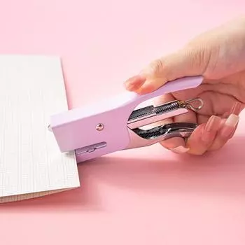 10# Мини-степлер с макаронами для моделирования щенков, офисный обучающий ручной небольшой степлер фиолетовый