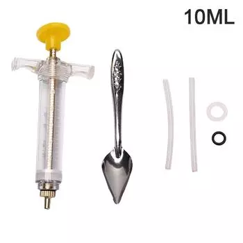 10 мл 20 мл шприц для кормления попугаев, шланг для попугаев, кормушки для птиц, шприц, высокое качество 10ML