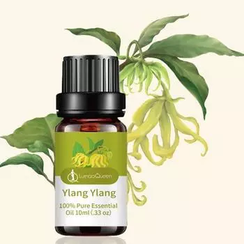 10 мл эфирного масла иланг-иланга, растительная ароматерапия, сужение пор, улучшение кожи, увлажнение, питательное масло, успокоение, уход за кожей, растительное ароматерапевтическое масло Ylang