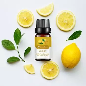 10 мл эфирного масла лимона, не раздражающее увлажняющее средство для ухода за телом, мягкое масло для принятия ванны с лимоном для зала йоги Lemon