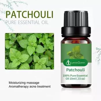 10 мл ароматического масла, не раздражающего кожу, сужающего поры, восстанавливающего кожу после загара, глубоко очищающего, увлажняющего, осветляющего тон кожи, экстракта пачули, эфирного масла для изготовления Patchouli